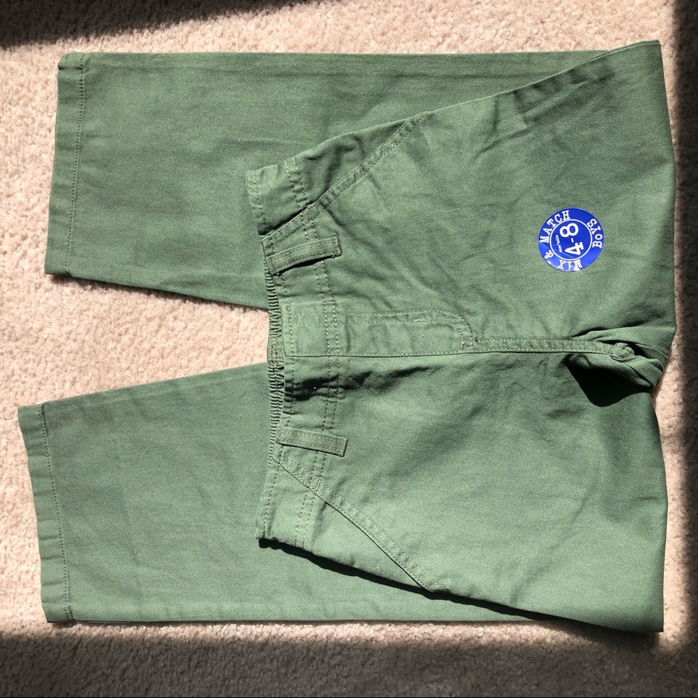 Olive woven pants (boys)